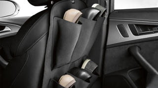 Audi Rückenlehnenschutz mit sechs Aufbewahrungsfächern